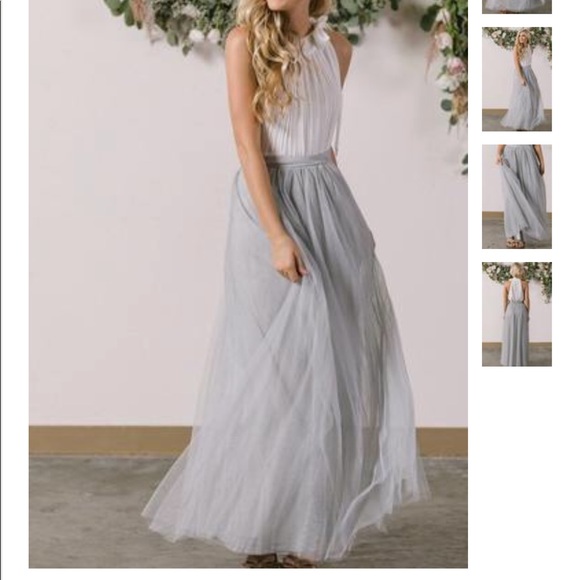 morning lavender maxi skirt